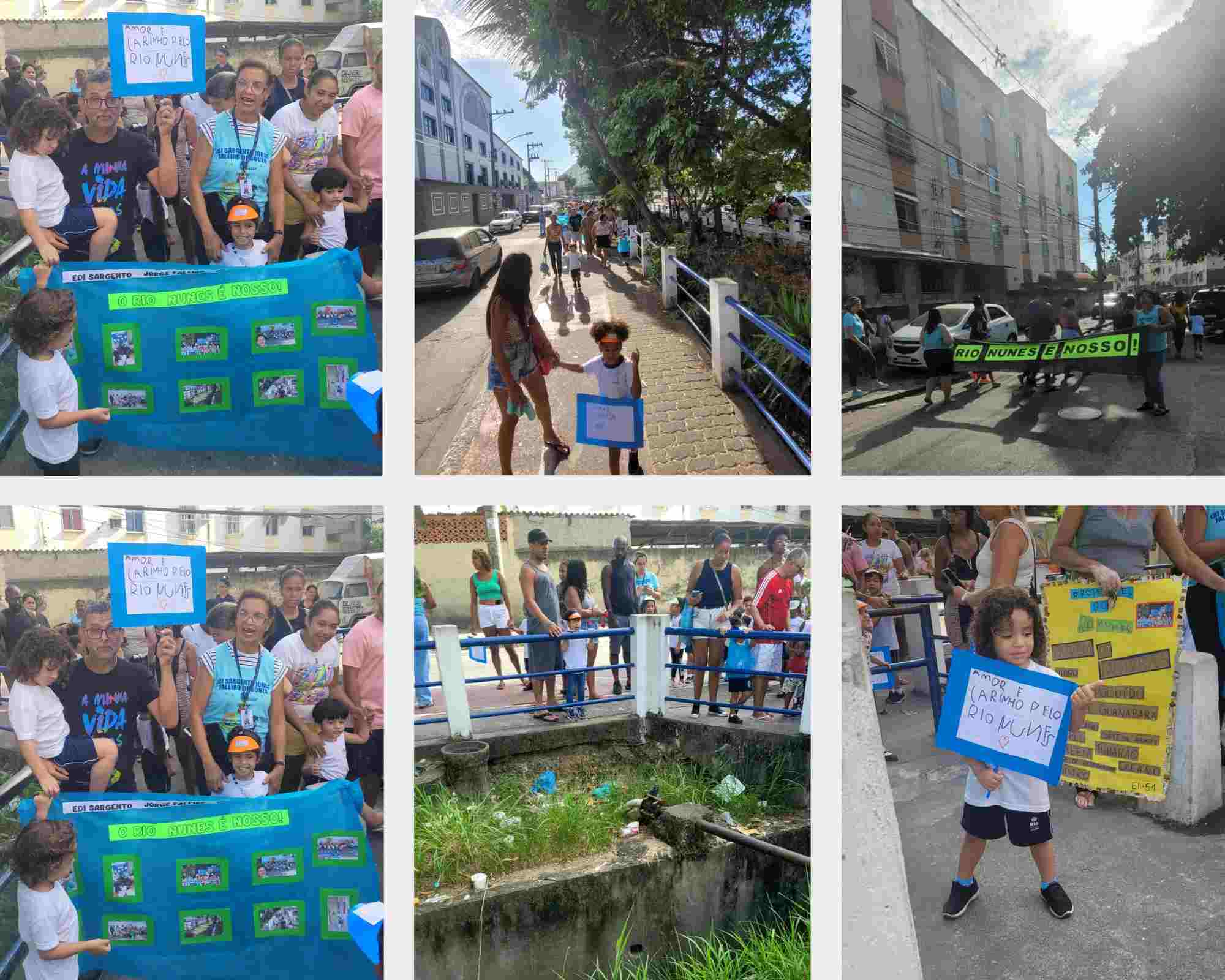 Reciclagem resgata a identidade e o pertencimento do Rio Nunes junto à comunidade do EDI Sargento Jorge Faleiro Souza