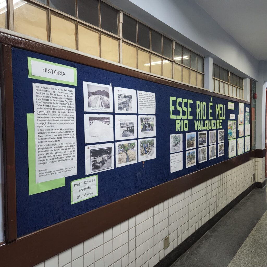 Unidade escolar cuida do Rio Valqueire