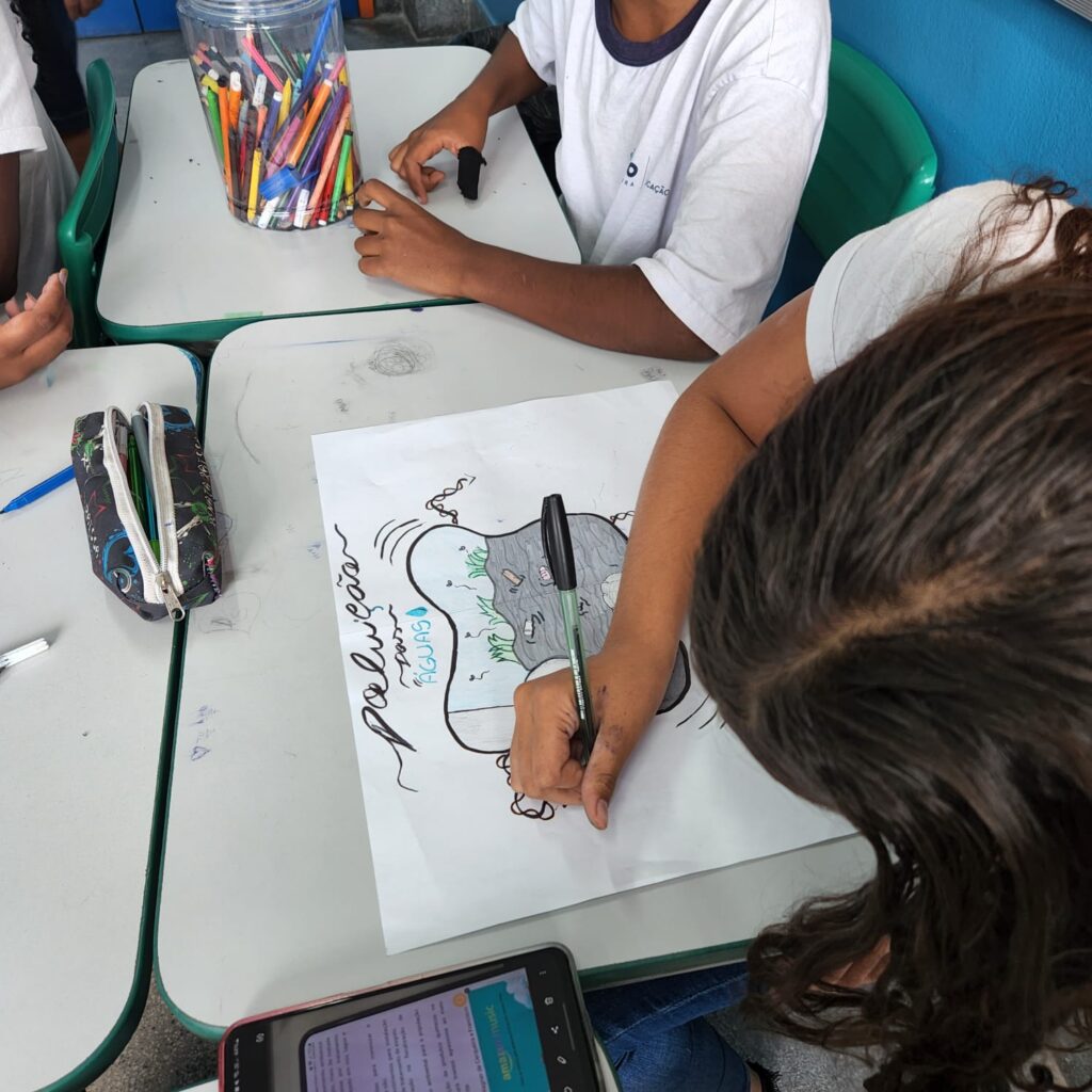 Estudantes participam do programa