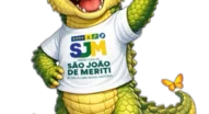 Jacaré-de-papo-amarelo é eleito mascote do Esse Rio é Meu em São João de Meriti