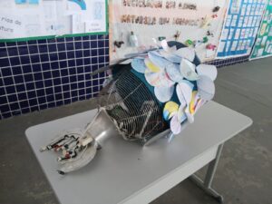 Escola Municipal Dr. Francisco Manuel Brandão: ‘Peixe do futuro’ inspira estudantes a refletirem sobre a preservação dos rios