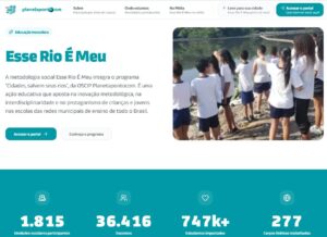 Esse Rio é Meu lança nova plataforma digital, com projetos de escolas e informações sobre as bacias hidrográficas do Rio, São Gonçalo, São João de Meriti, Japeri e Queimados