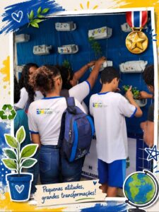 Escola Municipal Adérito Gomes Gouveia, em São João de Meriti, transforma desafios climáticos em aprendizado